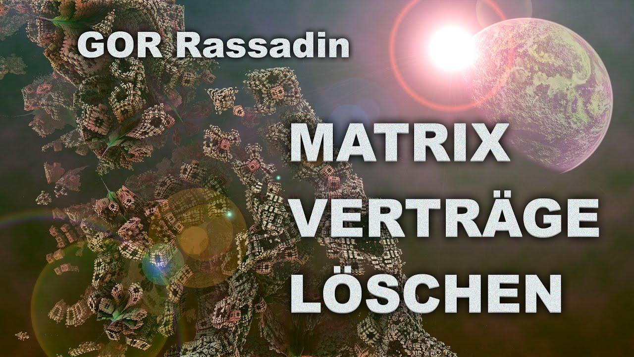 Matrix-Verträge löschen